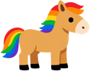 gaypridehorse emote for Discord