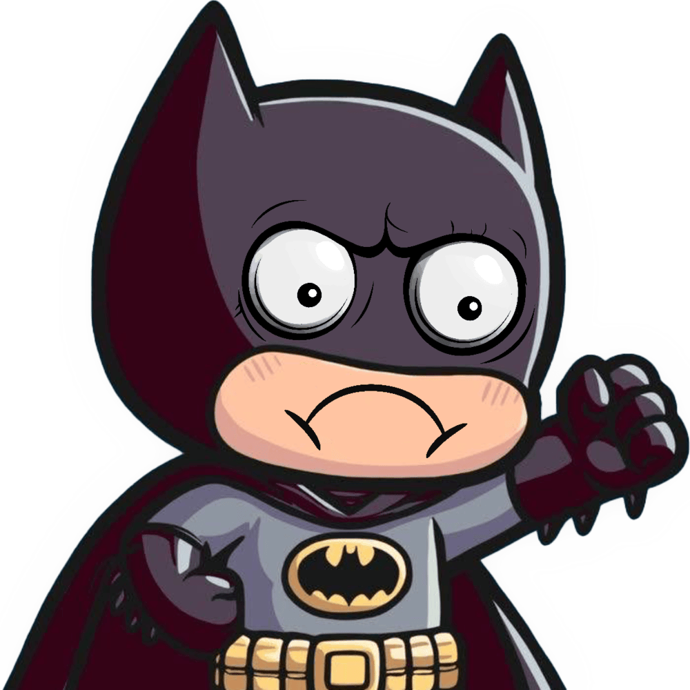 Batman_MadStare emote for Discord