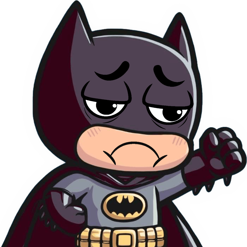 Batman_Sad emote for Discord