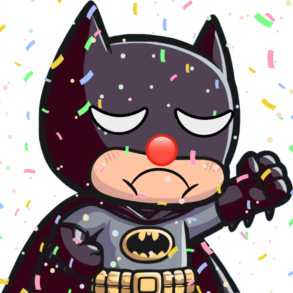 Batman_CelebrationClown emote for Discord