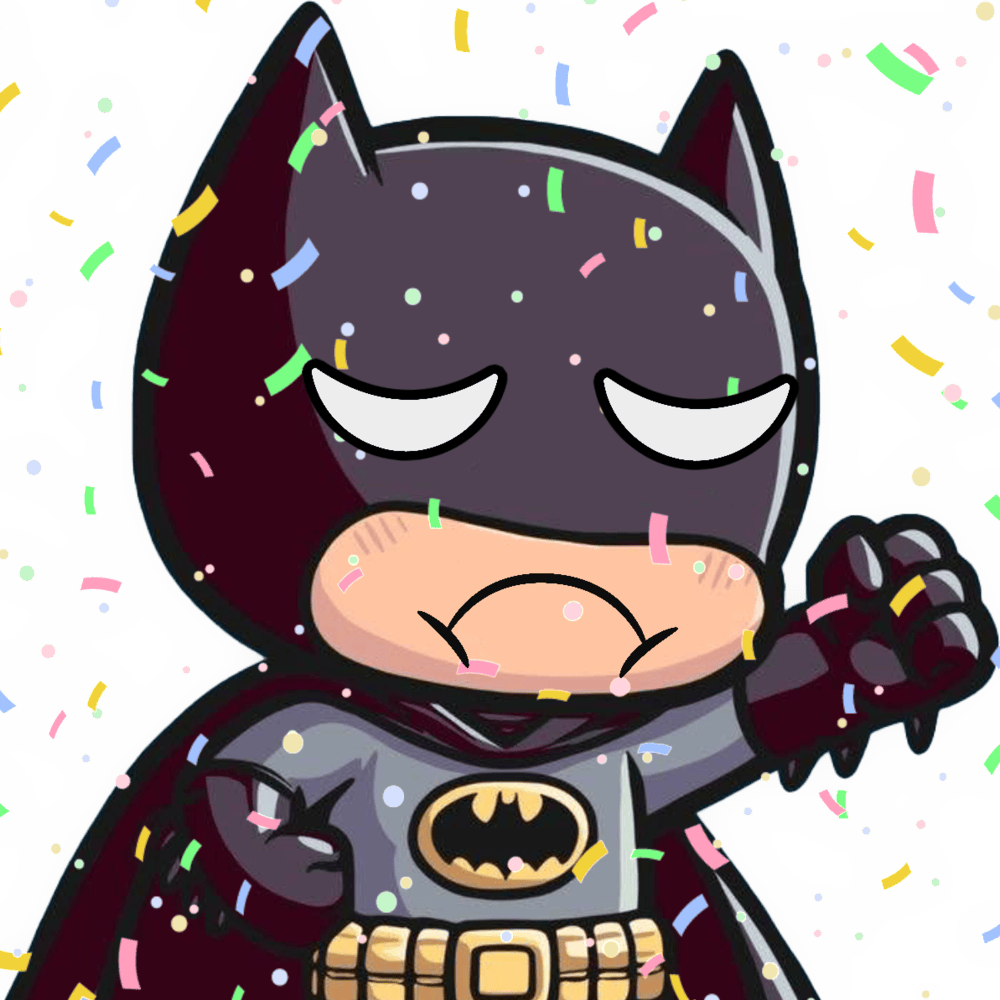 Batman_CelebrationSad emote for Discord