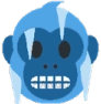 ice_monkey_face emote for Discord