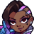 Sombra emote for Discord