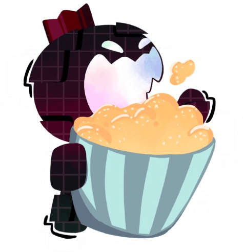 Tarrlin_Popcorn emote for Discord