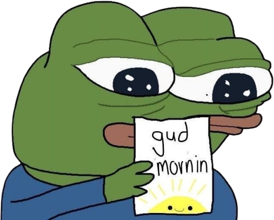 Pepe_Morning emote for Discord