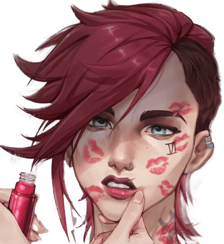 ArcaneVi_Lipstick emote for Discord
