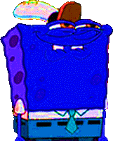 spongebob_smugRainbow emote for Discord