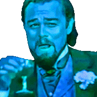 DiCaprioLaugh_Rainbow emote for Discord