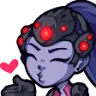 WidowmakerKiss emote for Discord