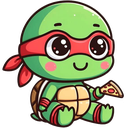 TMNTRaphael_Cute emote for Discord
