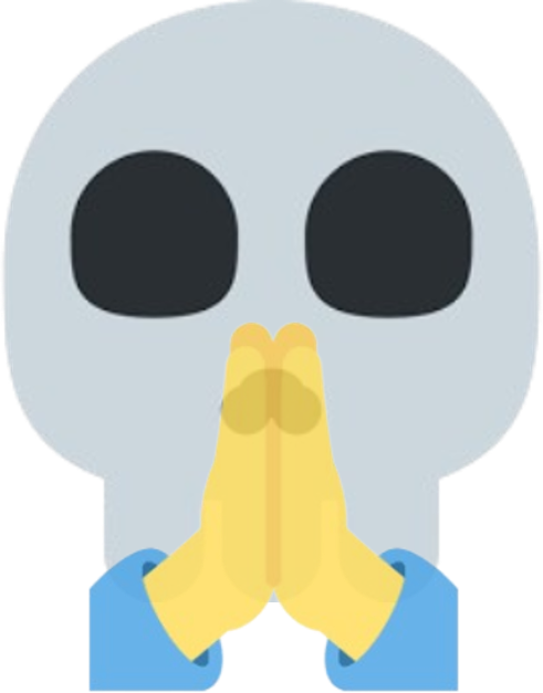 SkullPray emote for Discord