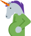 pregnant_unicorn emote for Discord