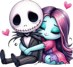 JackSkellington_Hug emote for Discord