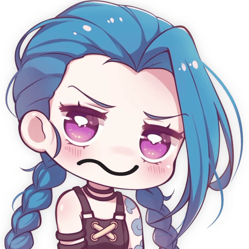 Jinx_Uncomftorble emote for Discord