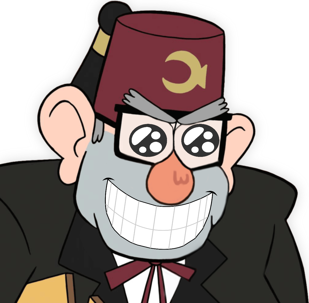 GrunkleStan_AdorableSmile emote for Discord