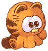 Garfield_Cute emote for Discord