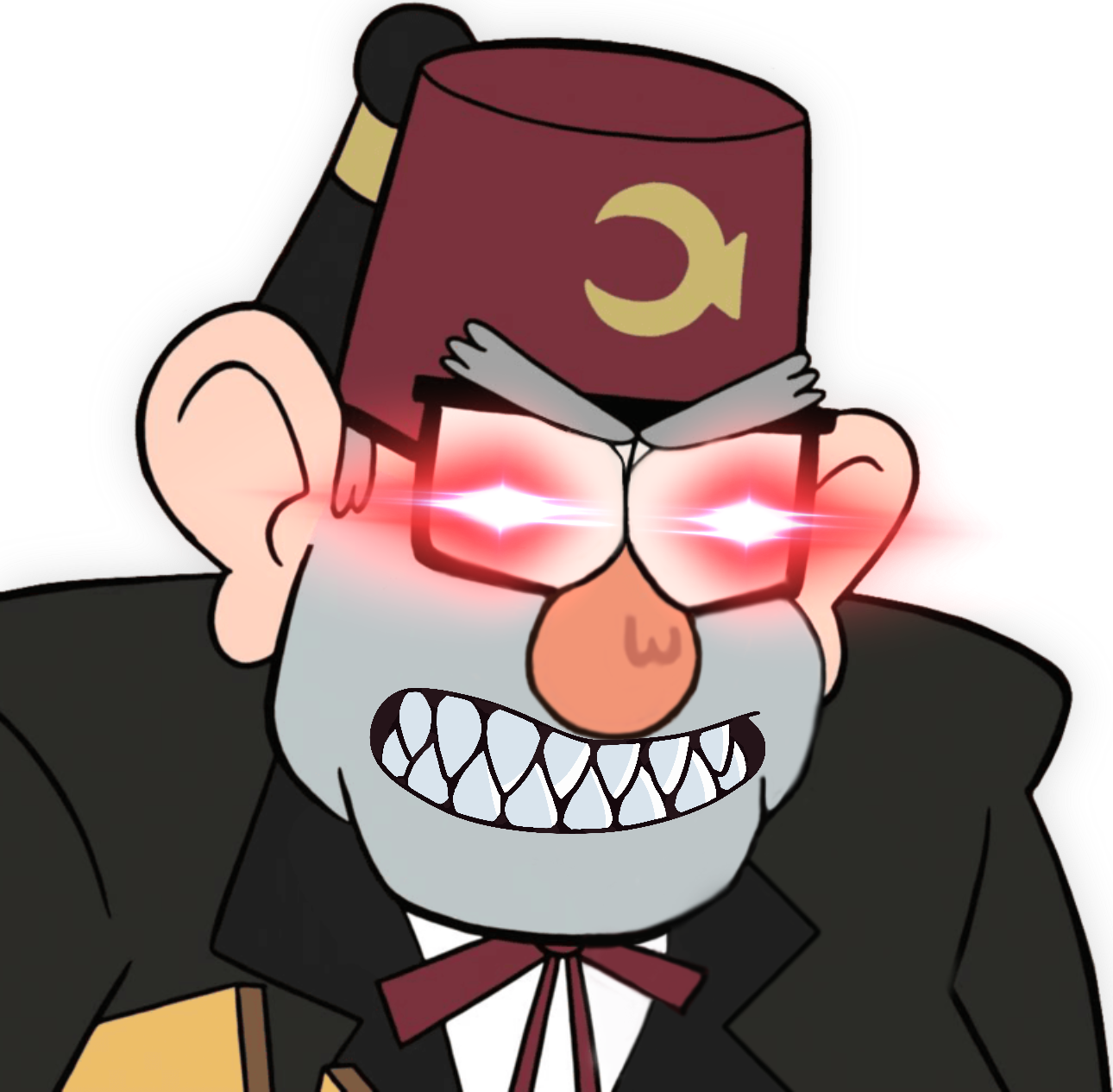 GrunkleStan_MadSeeingRed emote for Discord