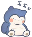 Snorlax_Sleepy emote for Discord