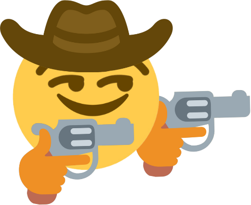 AyeCowboy emote for Discord