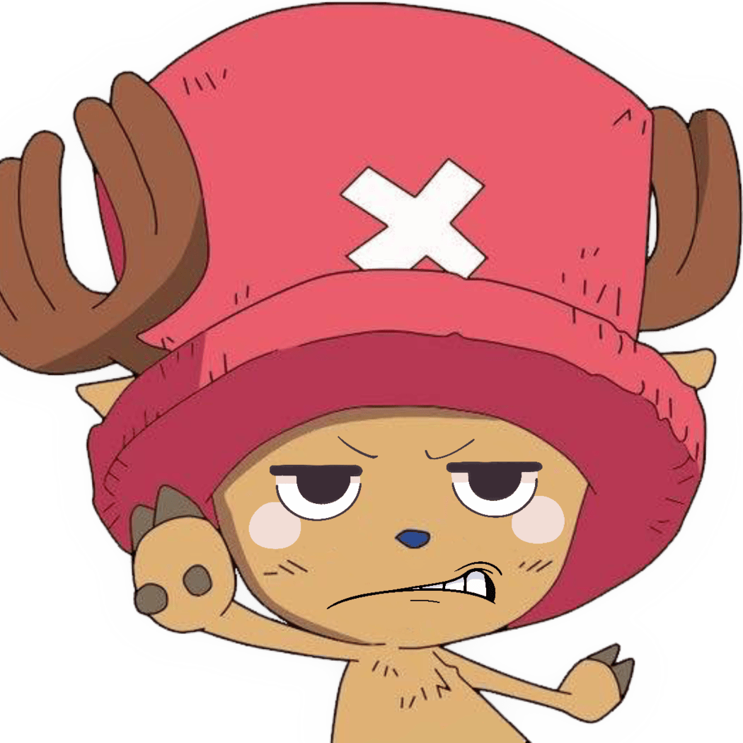 Chopper_Annoyed emote for Discord