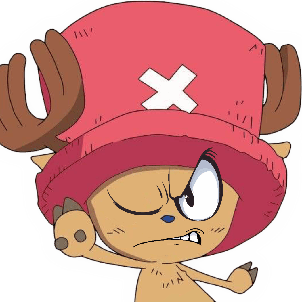 Chopper_Annoyed emote for Discord