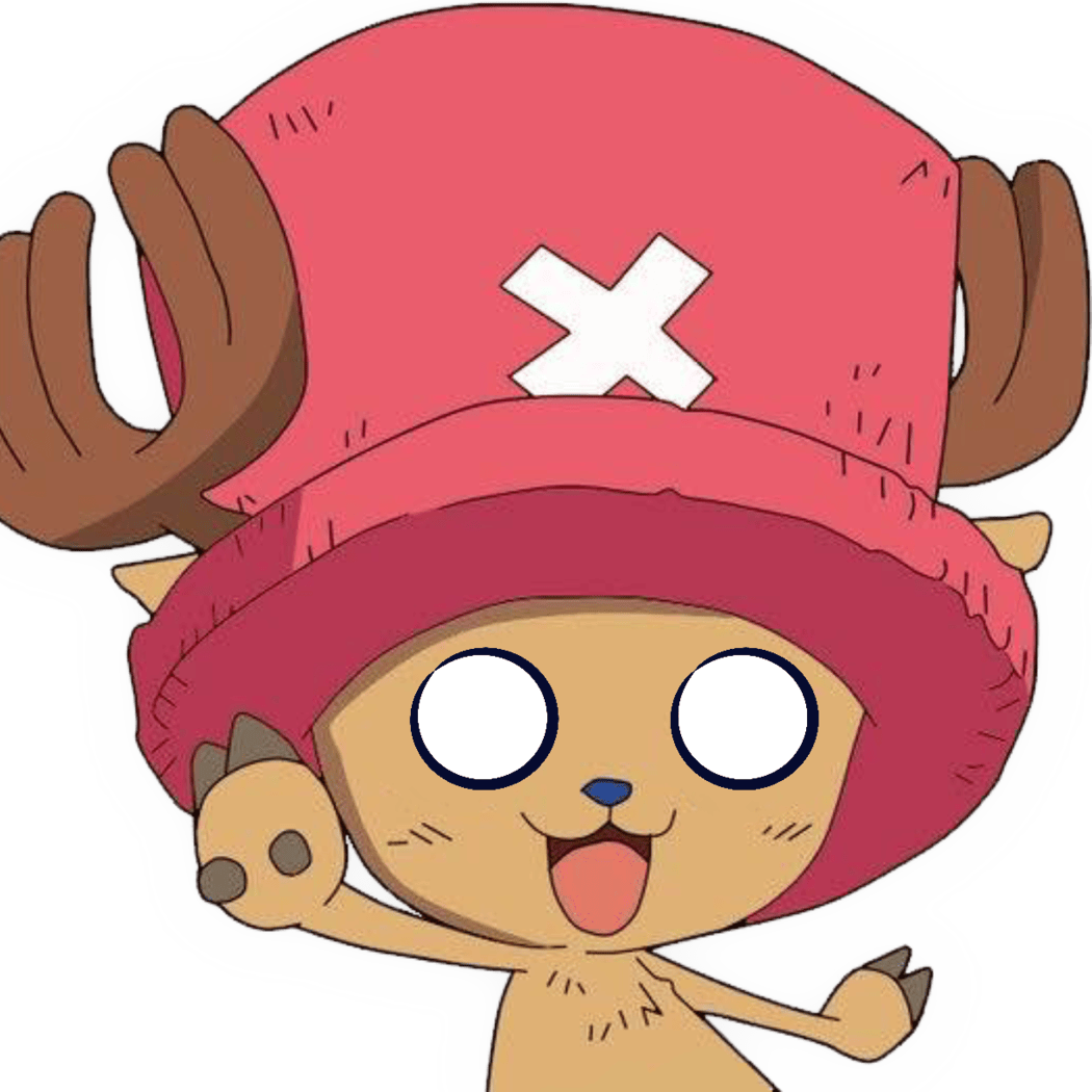 Chopper_ScaredStare emote for Discord