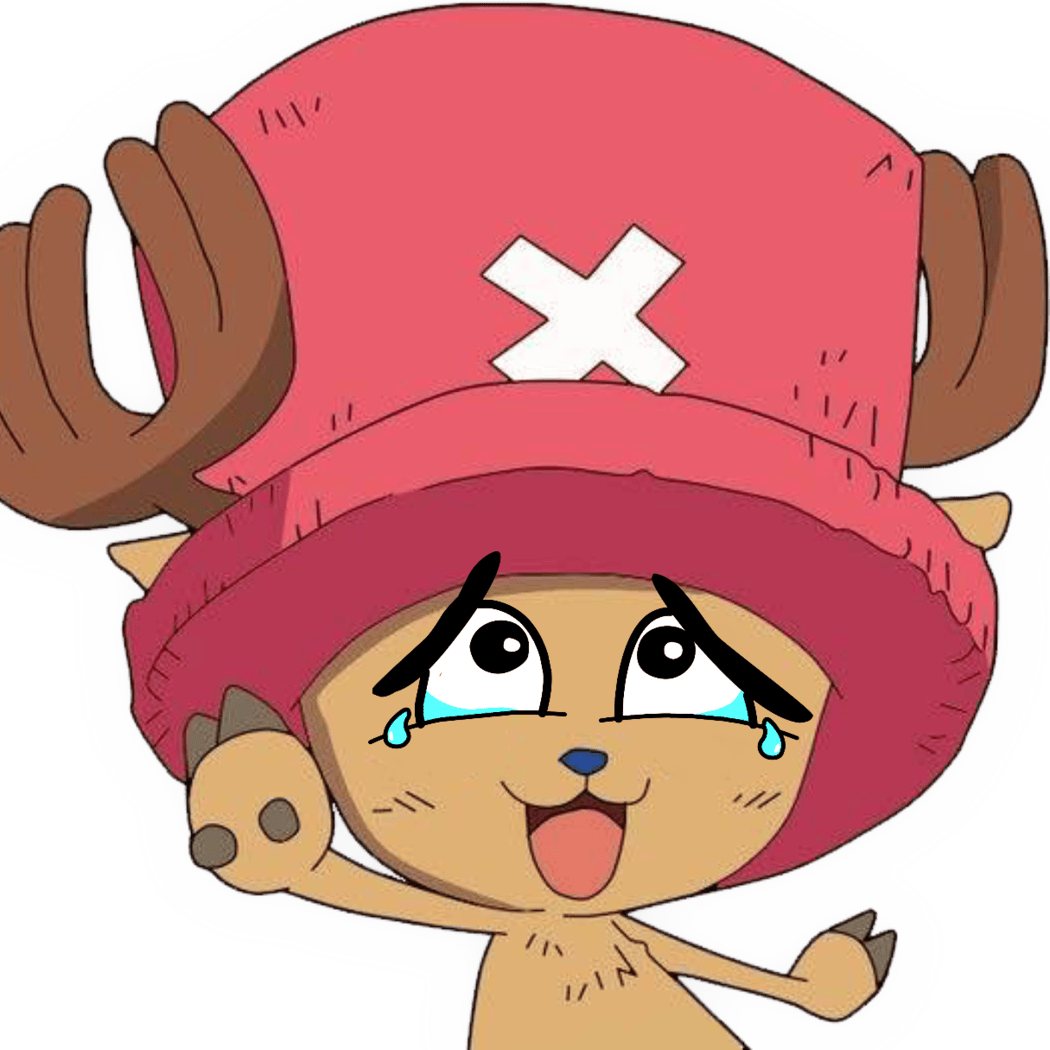 Chopper_StareSad emote for Discord