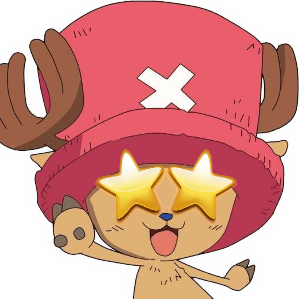 Chopper_ShockedStar emote for Discord