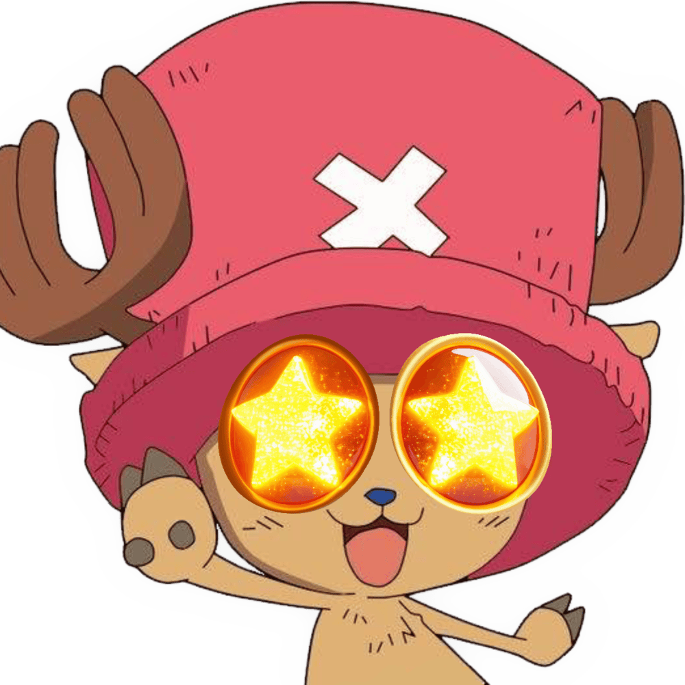 Chopper_ShockedStar emote for Discord