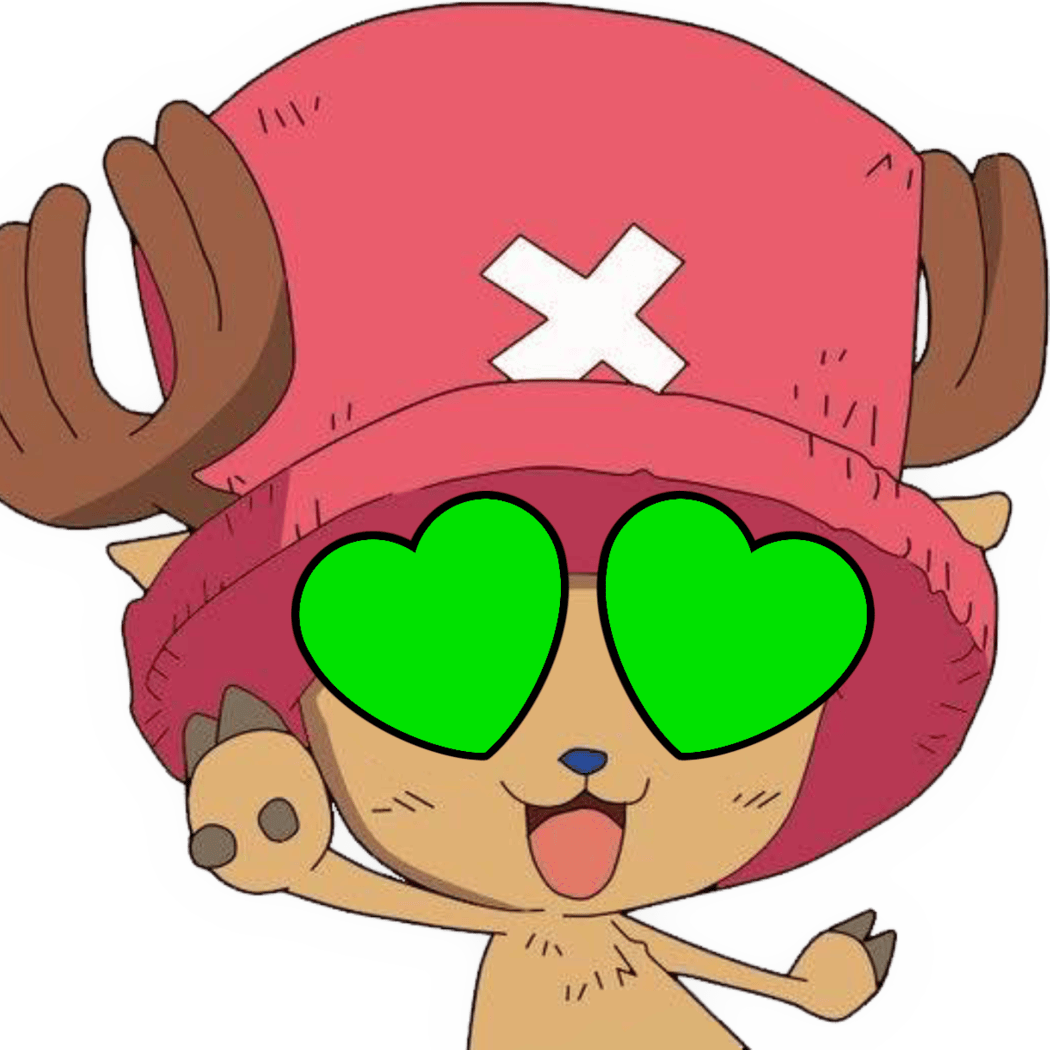 Chopper_HeartGreenEyes emote for Discord