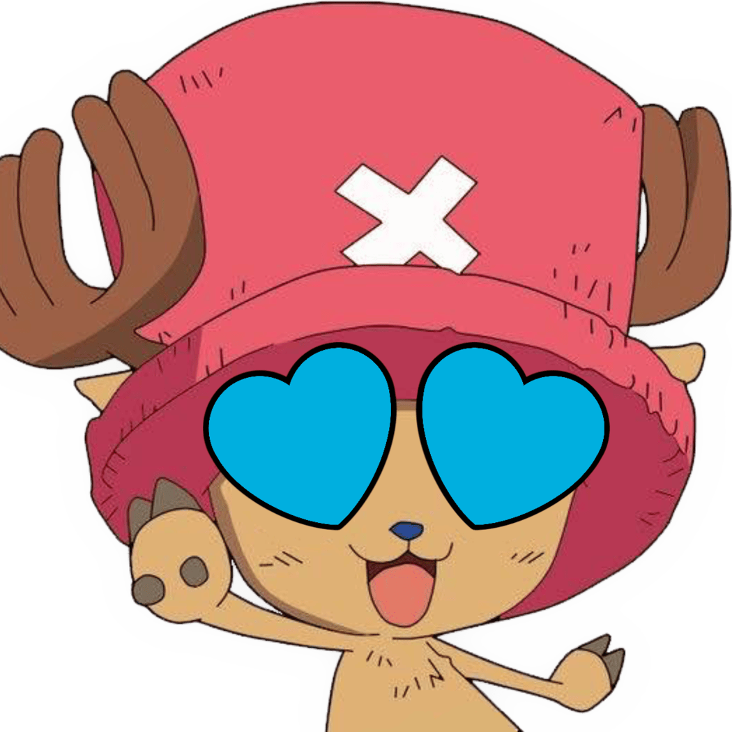 Chopper_HeartBlueEyes emote for Discord
