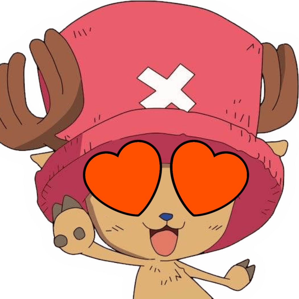 Chopper_HeartOrangeEyes emote for Discord