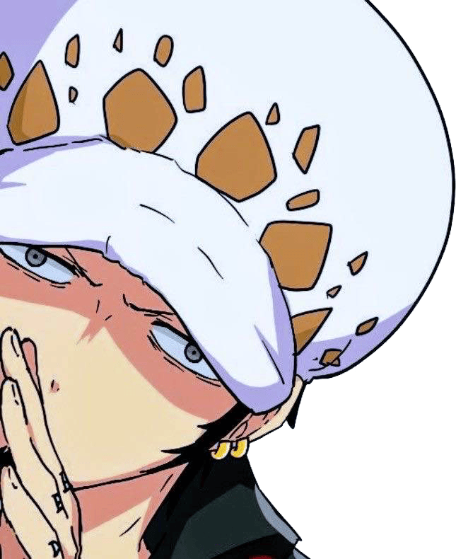 OnePieceLaw_Lurk emote for Discord