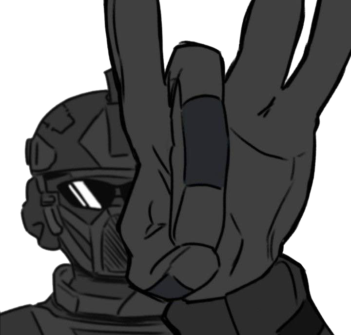 Military_Flick emote for Discord