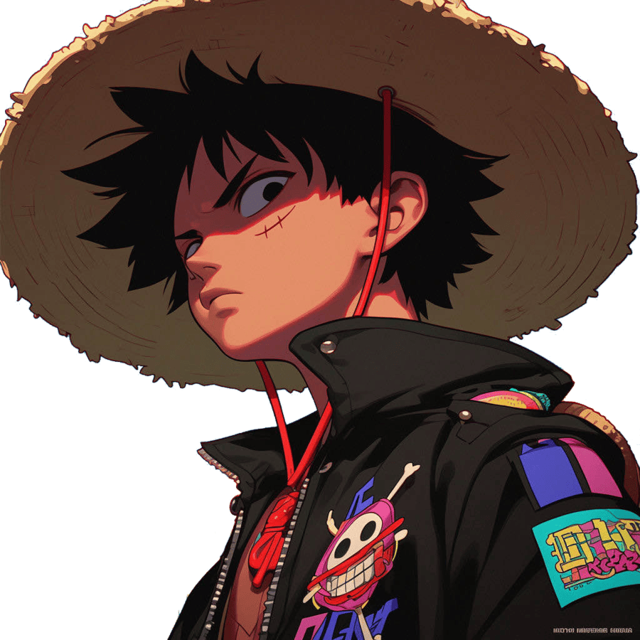 Luffy_Stare emote for Discord