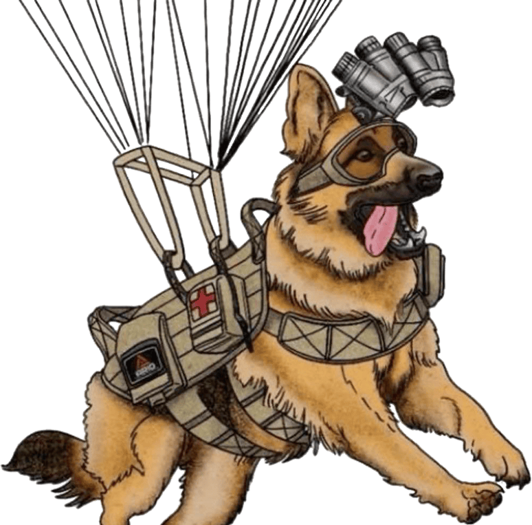 Military_SkyDiveDog emote for Discord