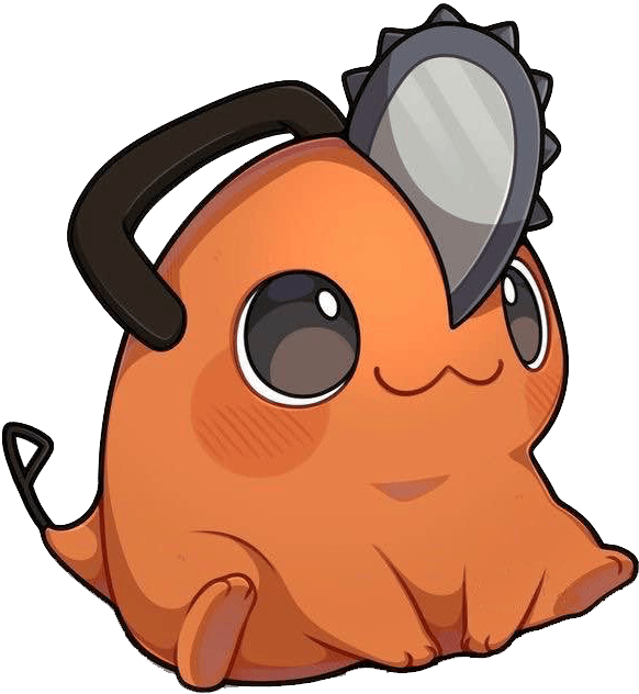 Pochita_CuteSit emote for Discord