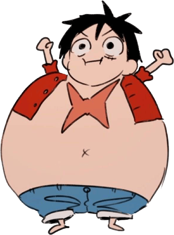 Luffy_Fat emote for Discord