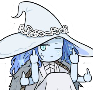 Ranni_MiddleFinger emote for Discord