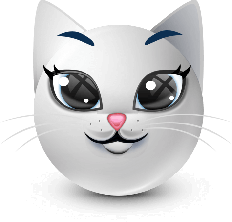 Joobi_Cat_White emote for Discord