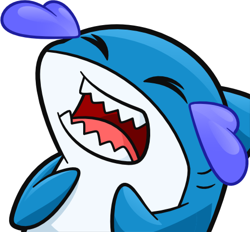shark_laughing emote for Discord