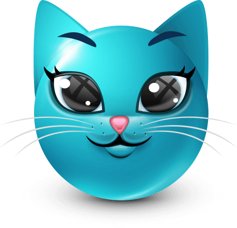 Joobi_Cat_Light_Blue emote for Discord