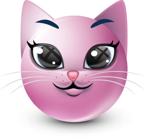 Joobi_Cat_Pink emote for Discord