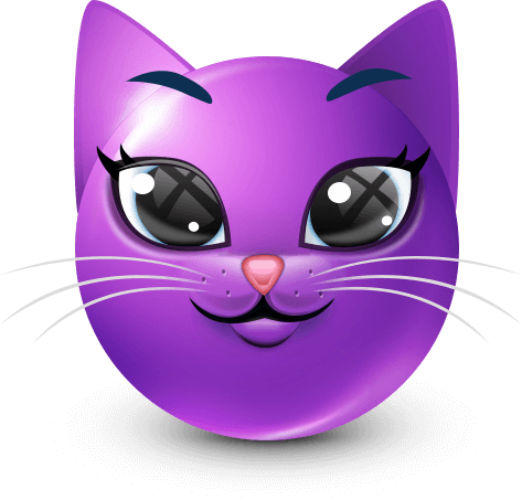 Joobi_Cat_Purple emote for Discord