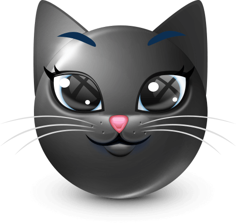 Joobi_Cat_Black emote for Discord