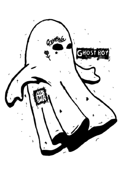 lilpeepghost emote for Discord