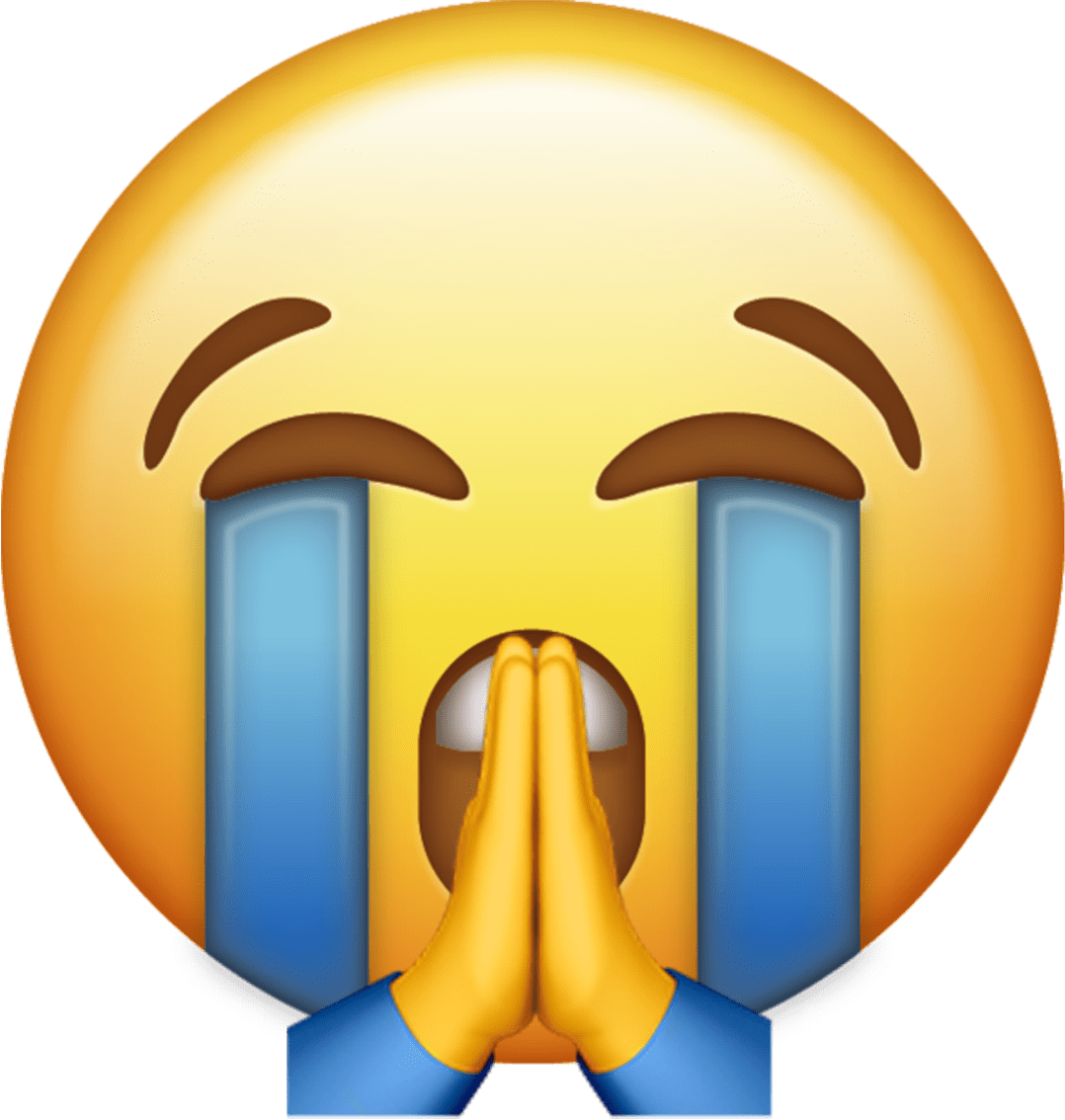 CryingPray emote for Discord