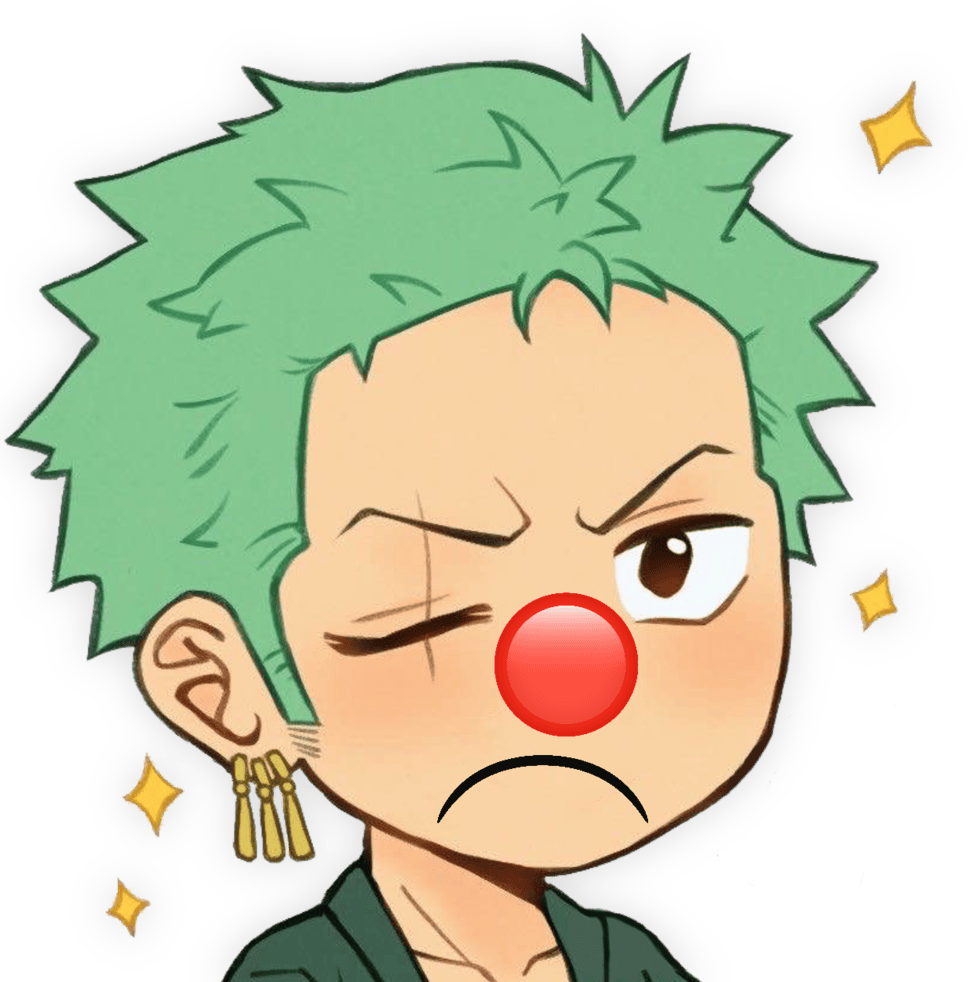 Zoro_Clown emote for Discord