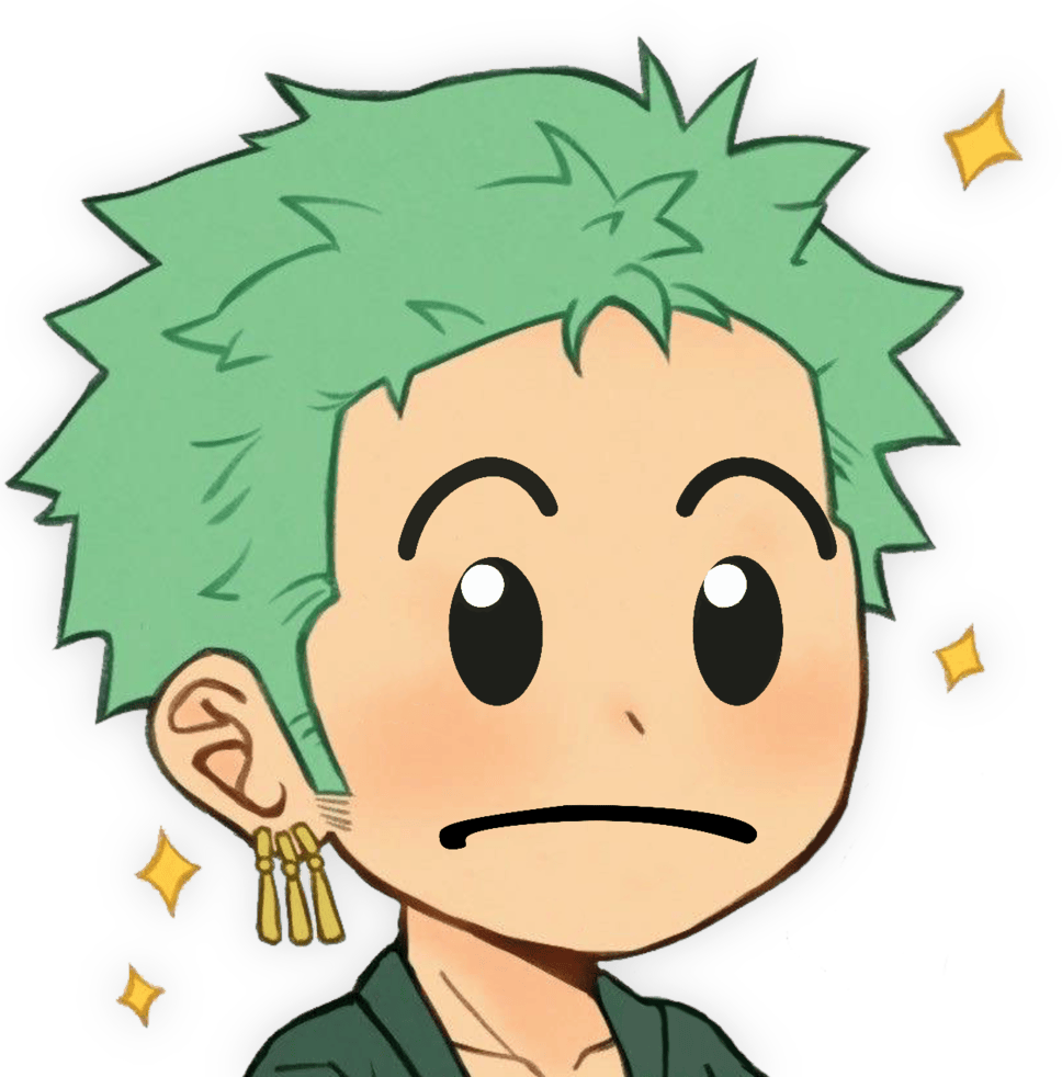 Zoro_BlankStare emote for Discord