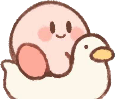 KirbyDuckCute emote for Discord